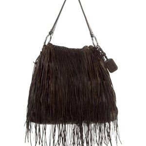 Prada Tessuto Camo Fringe Trending Prada Tessuto Hobo   Gorgeous bag